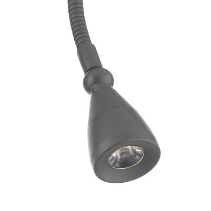ONLI - Petite lampe flexible LEXI LED/1W/230V 4000K gris