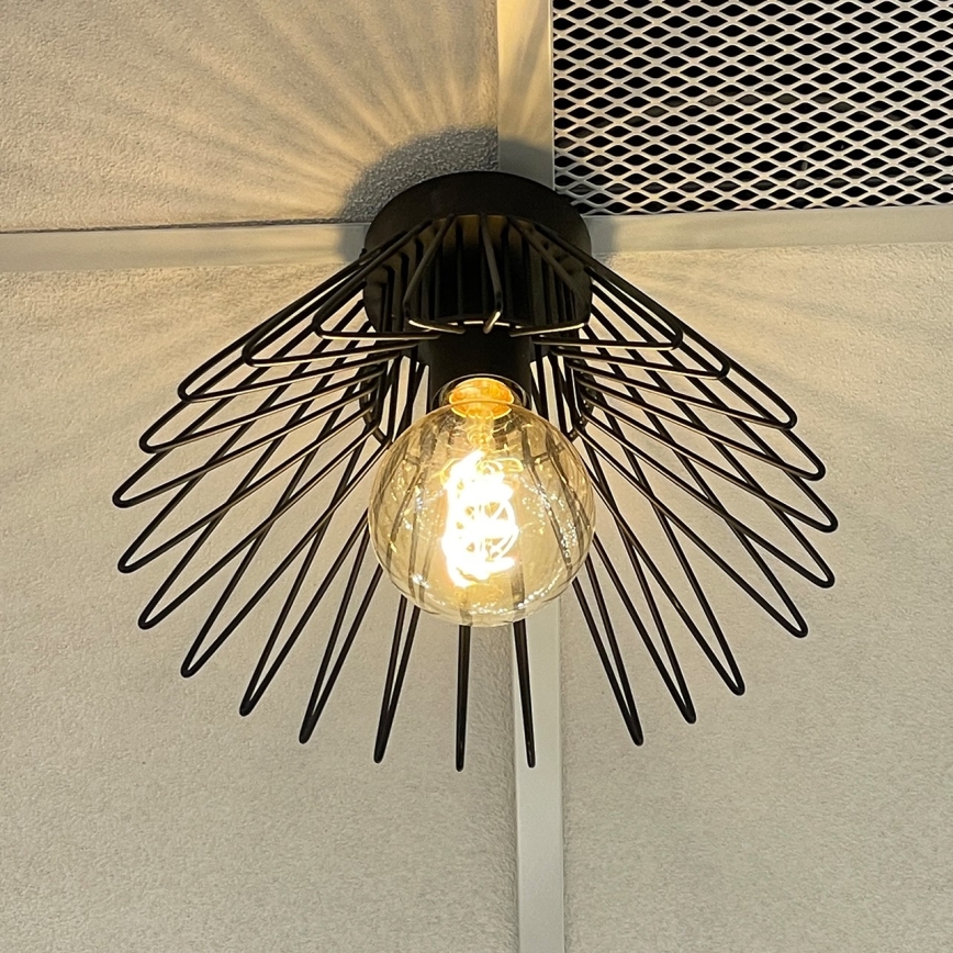 ONLI - Plafoniera DUCCIO 1xE27/22W/230V diametro 30 cm nero