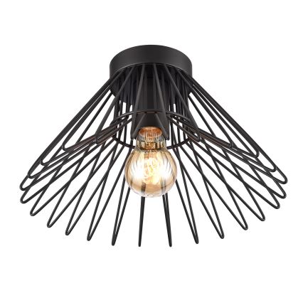 ONLI - Plafoniera DUCCIO 1xE27/22W/230V diametro 30 cm nero