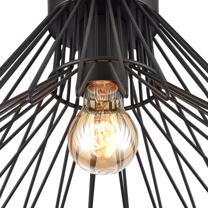 ONLI - Plafoniera DUCCIO 1xE27/22W/230V diametro 30 cm nero