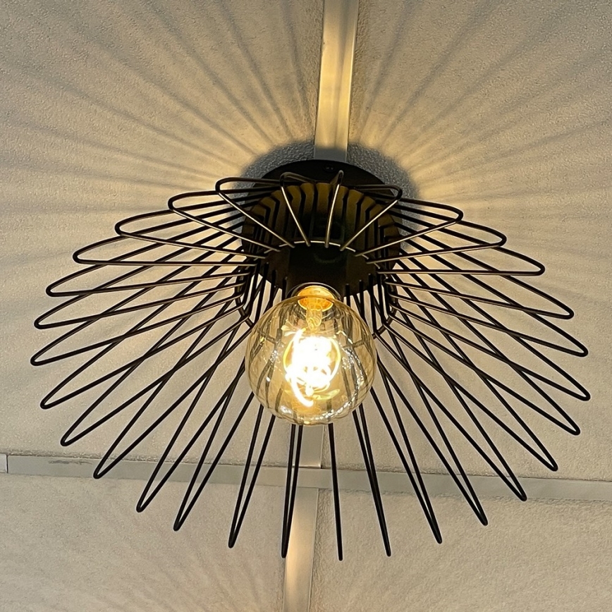 ONLI - Plafoniera DUCCIO 1xE27/22W/230V diametro 40 cm nero