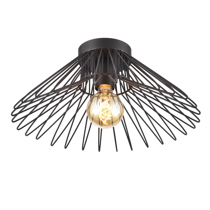 ONLI - Plafoniera DUCCIO 1xE27/22W/230V diametro 60 cm nero