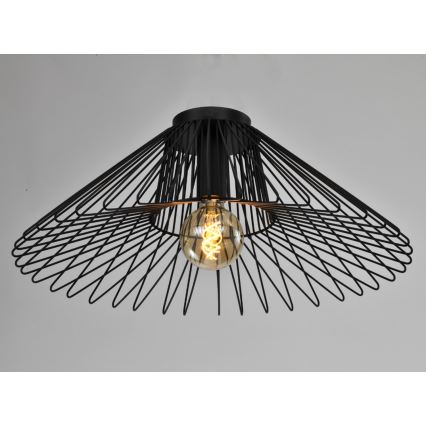 ONLI - Plafoniera DUCCIO 1xE27/22W/230V diametro 60 cm nero