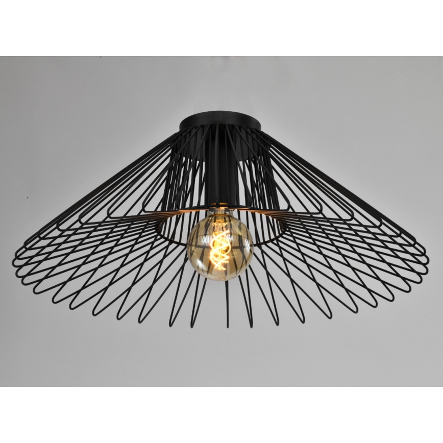 ONLI - Plafoniera DUCCIO 1xE27/22W/230V diametro 60 cm nero