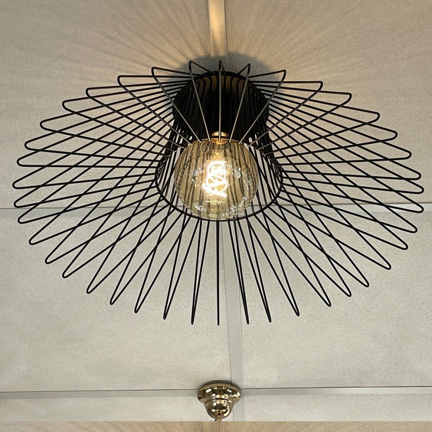 ONLI - Plafoniera DUCCIO 1xE27/22W/230V diametro 60 cm nero