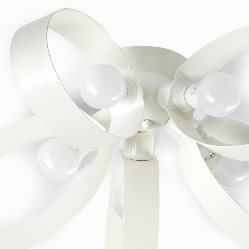 ONLI - Plafoniera SERENA 5xE14/6W/230V bianco