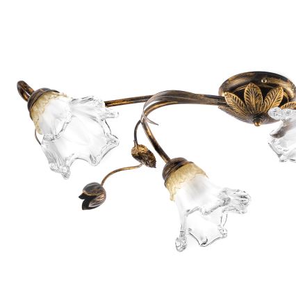 ONLI - Plafonnier ARIANNA 4xE14/6W/230V bronze