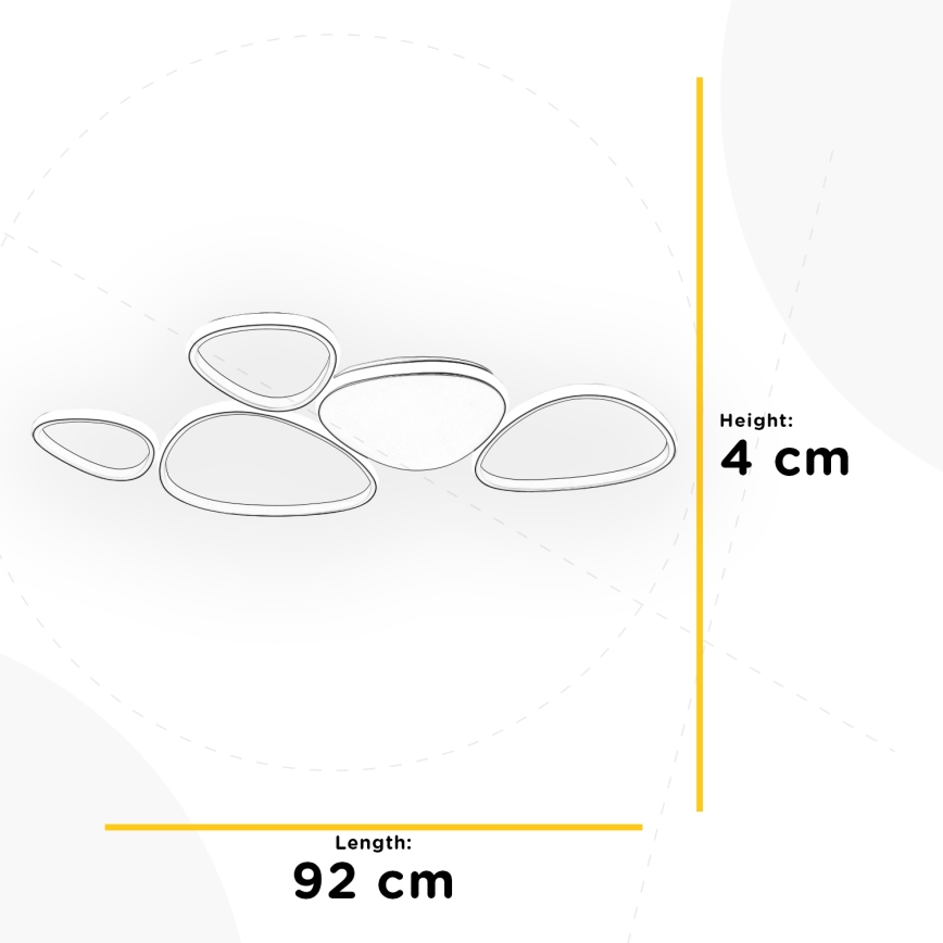 ONLI - Plafonnier ROMEO LED/48W/230V 4000K blanc