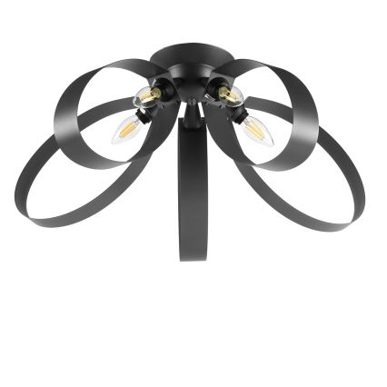 ONLI - Plafonnier SERENA 5xE14/6W/230V noir
