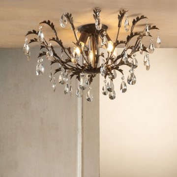 ONLI - Plafonnier TERESA 3xE14/6W/230V bronze