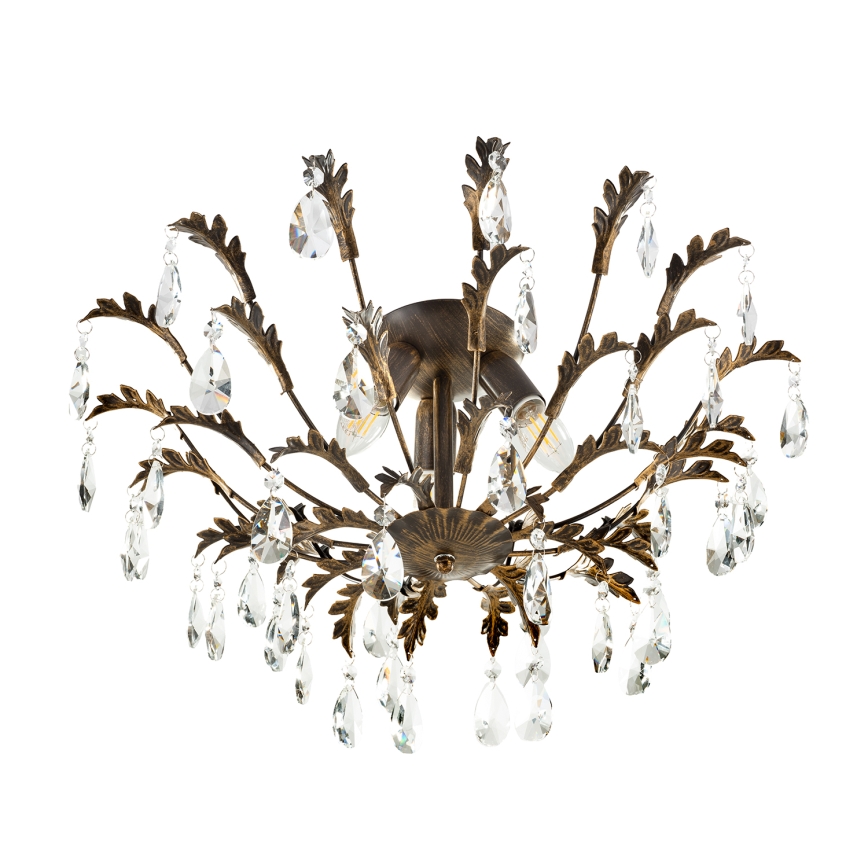 ONLI - Plafonnier TERESA 3xE14/6W/230V bronze