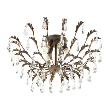 ONLI - Plafonnier TERESA 5xE14/6W/230V bronze