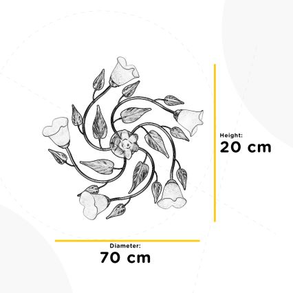 ONLI - Plafonnier VANDA 5xE14/6W/230V