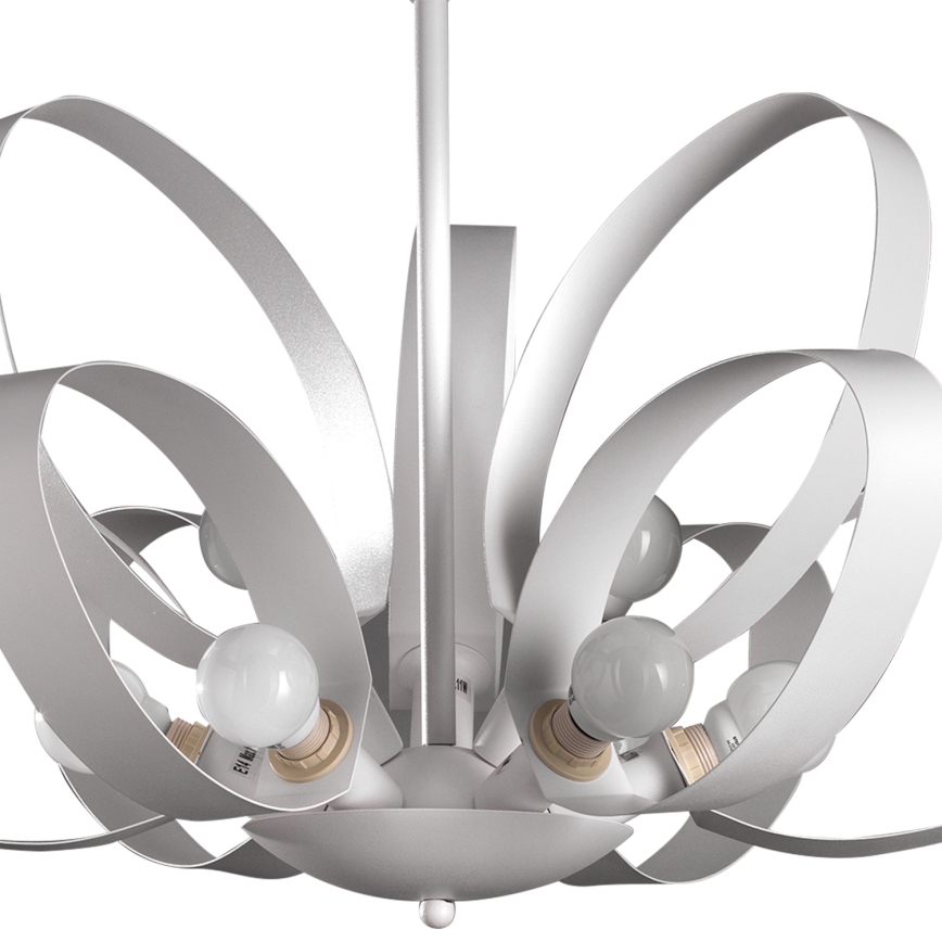 ONLI - Suspension chaîne SERENA 9xE14/6W/230V blanc