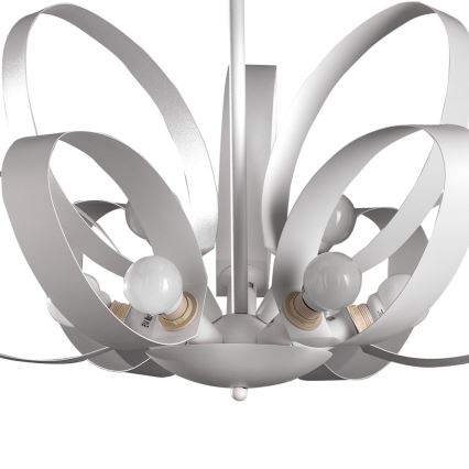 ONLI - Suspension chaîne SERENA 9xE14/6W/230V blanc