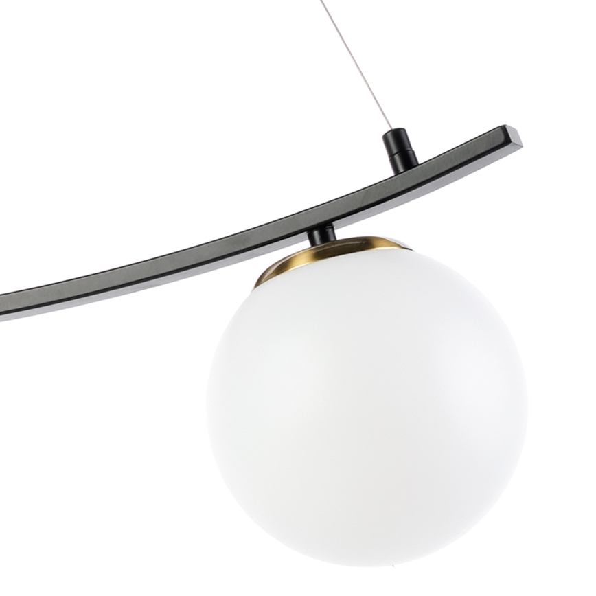 ONLI - Suspension filaire TRIO 3xE14/6W/230V noir