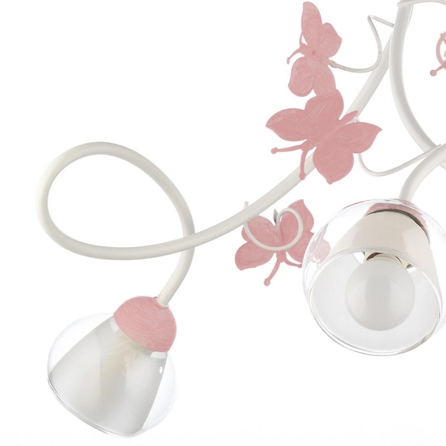 ONLI - Suspension pour enfant BUTTERFLY 3xE14/6W/230V