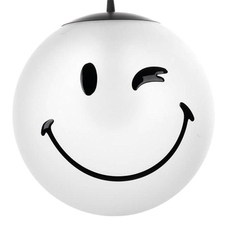 ONLI - Suspension pour enfants sur câble SMILEY 1xE27/15W/230V blanche