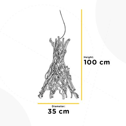 ONLI - Suspension sur câble AGAR 1xE27/22W/230V