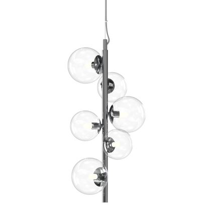ONLI - Suspension sur câble KIMBERLY 6xG9/6W/230V chrome brillant