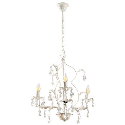ONLI - Suspension sur chaîne TERESA 3xE14/6W/230V blanche