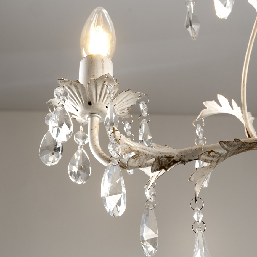 ONLI - Suspension sur chaîne TERESA 3xE14/6W/230V blanche