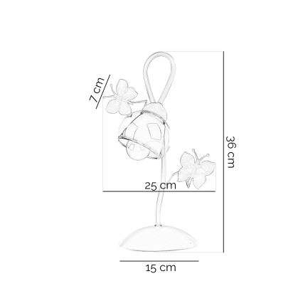 ONLI - Tischlampe für Kinder BUTTERFLY 1xE14/6W/230V