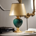 ONLI - Tischleuchte AMADEUS 1xE27/15W/230V 72 cm grün/golden