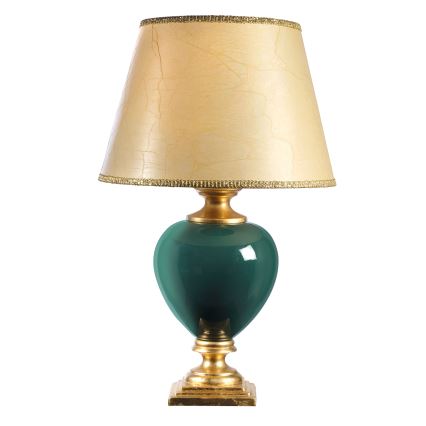 ONLI - Tischleuchte AMADEUS 1xE27/15W/230V 72 cm grün/golden