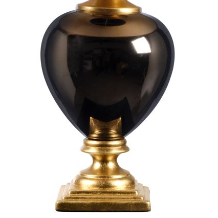 ONLI - Tischleuchte AMADEUS 1xE27/15W/230V 72 cm schwarz/golden