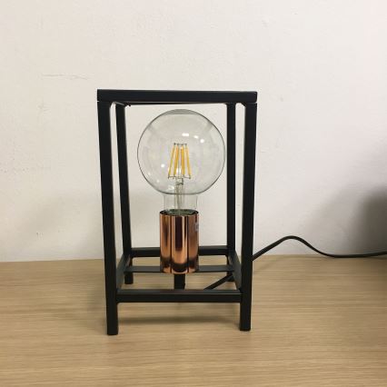 ONLI - Tischleuchte FLOKI 1xE27/15W/230V 20 cm schwarz/kupfern