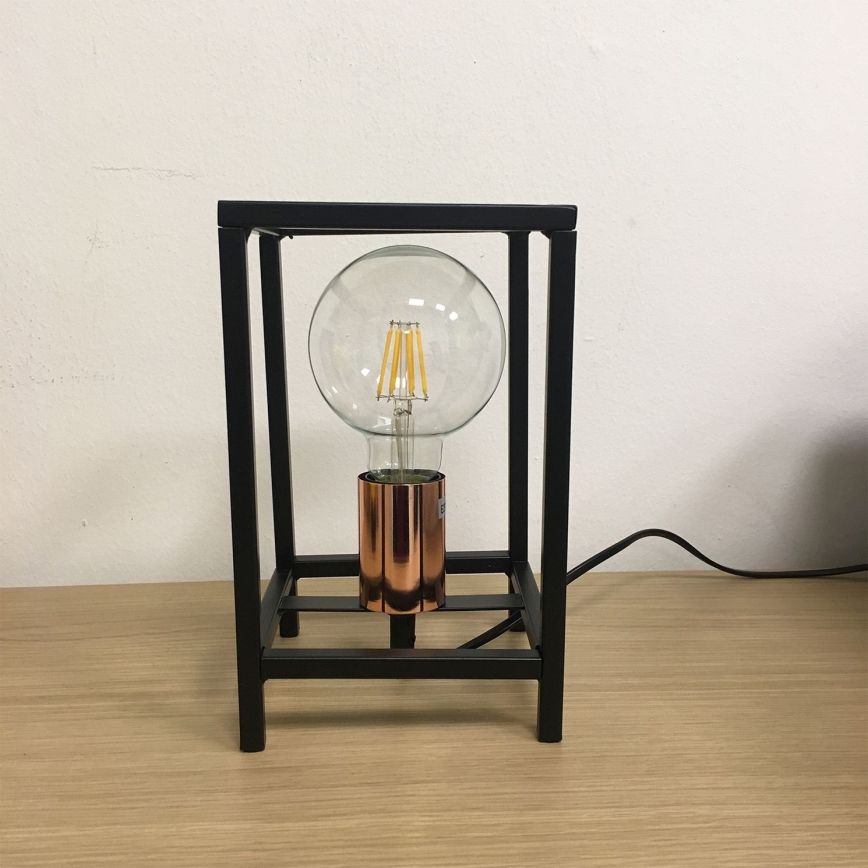ONLI - Tischleuchte FLOKI 1xE27/15W/230V 20 cm schwarz/kupfern