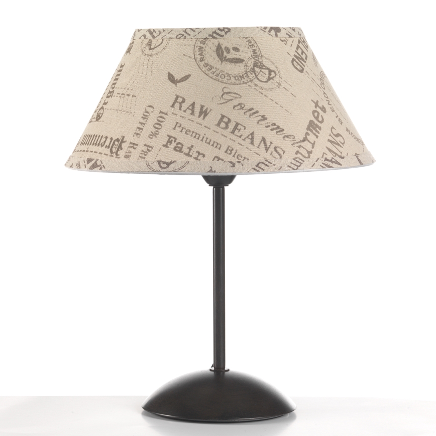 ONLI - Tischleuchte MAIDA 1xE27/15W/230V 38 cm braun
