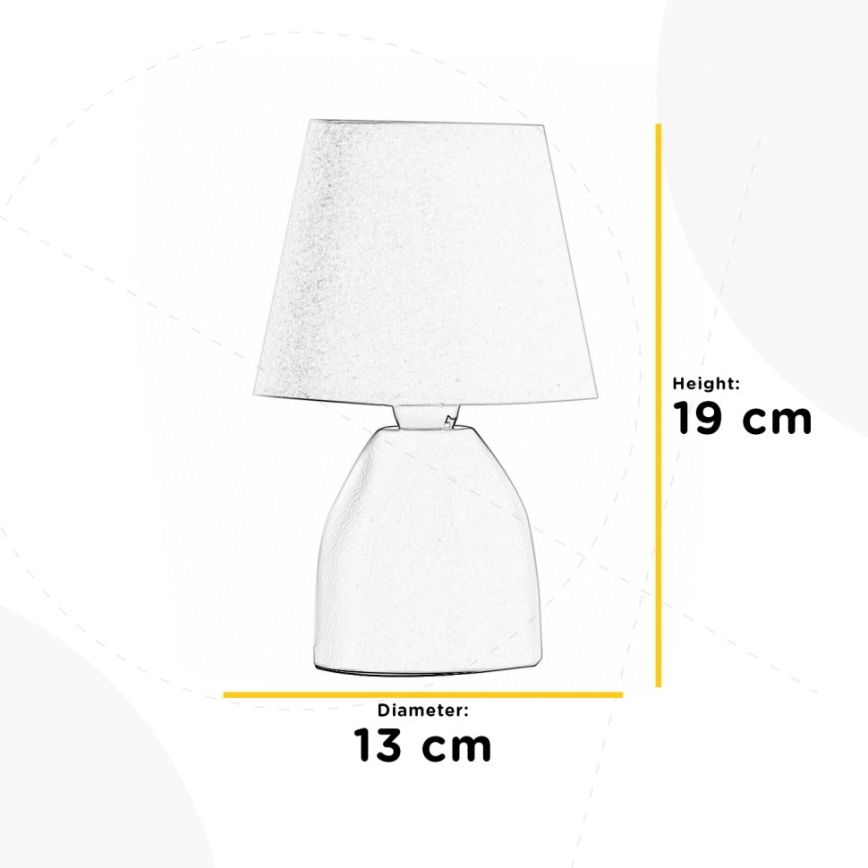 ONLI - Tischleuchte NANO 1xE14/6W/230V rosa 19 cm
