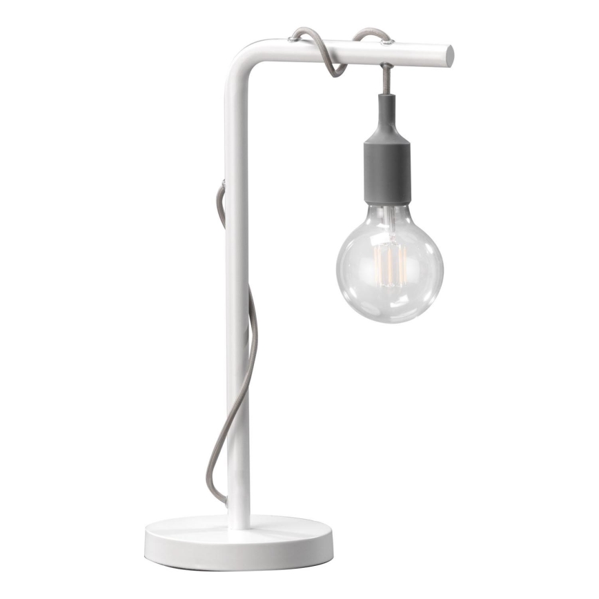 ONLI - Tischleuchte WIRE 1xE27/15W/230V 50 cm grau/weiß