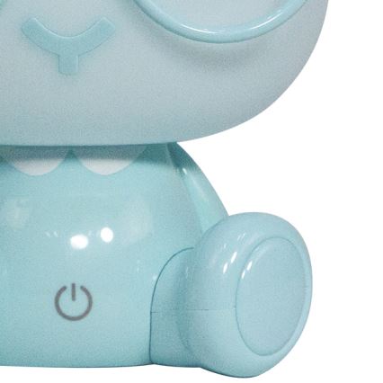 ONLI - Lampe de nuit LED dimmable pour enfants PUPPIES LED/3W/230V 22 cm lapin/bleu