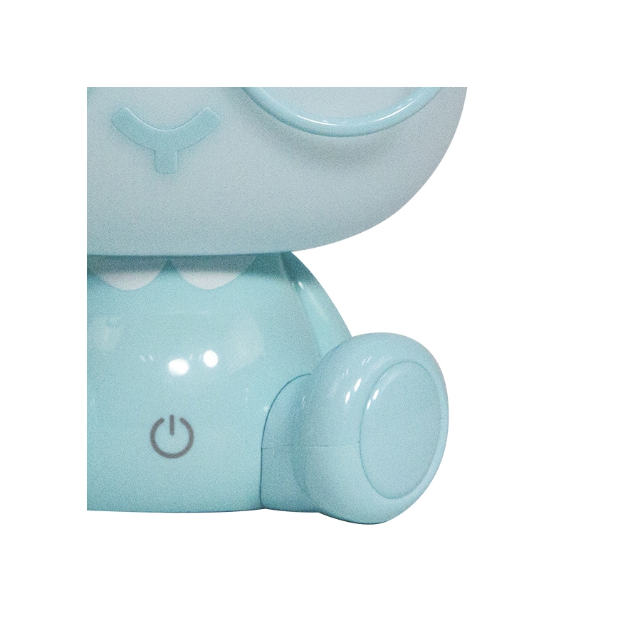 ONLI - Lampe de nuit LED dimmable pour enfants PUPPIES LED/3W/230V 22 cm lapin/bleu