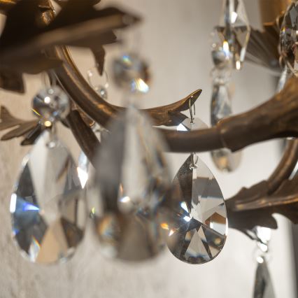 ONLI - Wandleuchte TERESA 5xE14/6W/230V Bronze