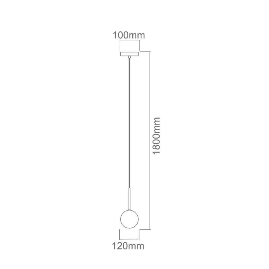 Open Design OR80049 - Lampada da bagno a sospensione con cavo BAO 1xG9/8W/230V IP44 cromo lucido
