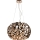 Open Design OR80186 - Suspension sur câble CARERA 6xG9/7W/230V diam. 55 cm or rose