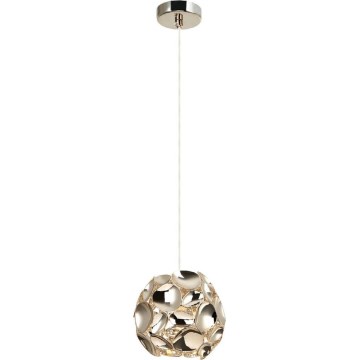 Open Design OR80193 - Suspension sur câble CARERA 1xG9/7W/230V Ø 15 cm or rose
