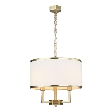 Open Design OR80223 - Lampadario a catena CASA 3xE14/12W/230V crema/ottone