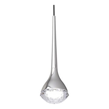 Open Design OR80322 - Lampadario LED su cavo CRIMA LED/7W/230V, cromato lucido