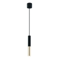 Open Design OR80810 - SLIMI Pendelleuchte mit Kabelaufhängung 1xG9/3,5W/230V schwarz/gold