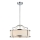 Open Design OR80865 - Lampadario su asta STANZA 3xE27/15W/230V Ø 42 cm cromo lucido/bianco