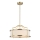 Open Design OR80889 - Suspension sur tige STANZA 3xE27/15W/230V Ø 42 cm laiton/blanc