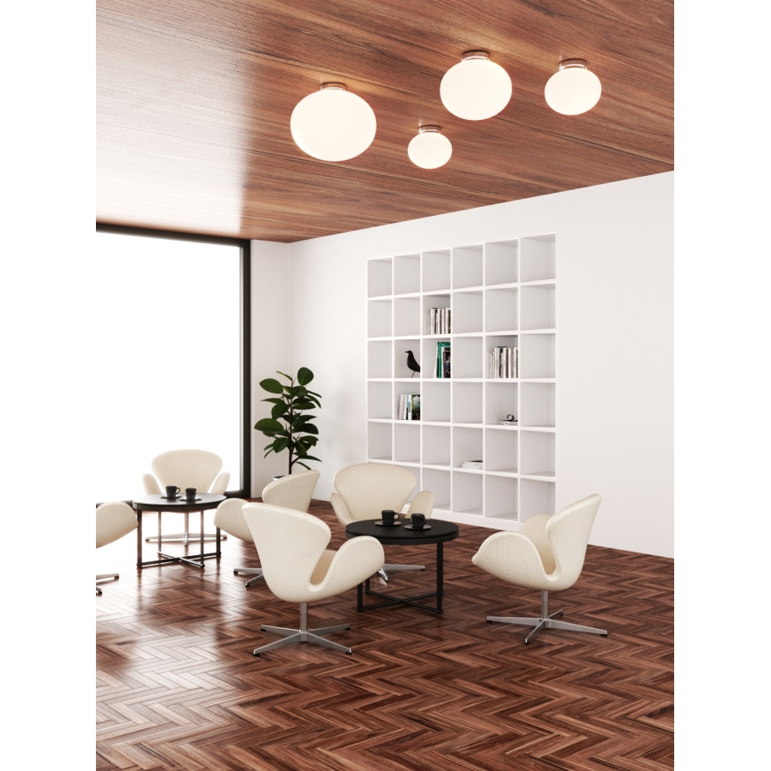 Open Design OR81152 - Deckenleuchte PALLA 1xE27/12W/230V Ø 30 cm glänzender Chrom