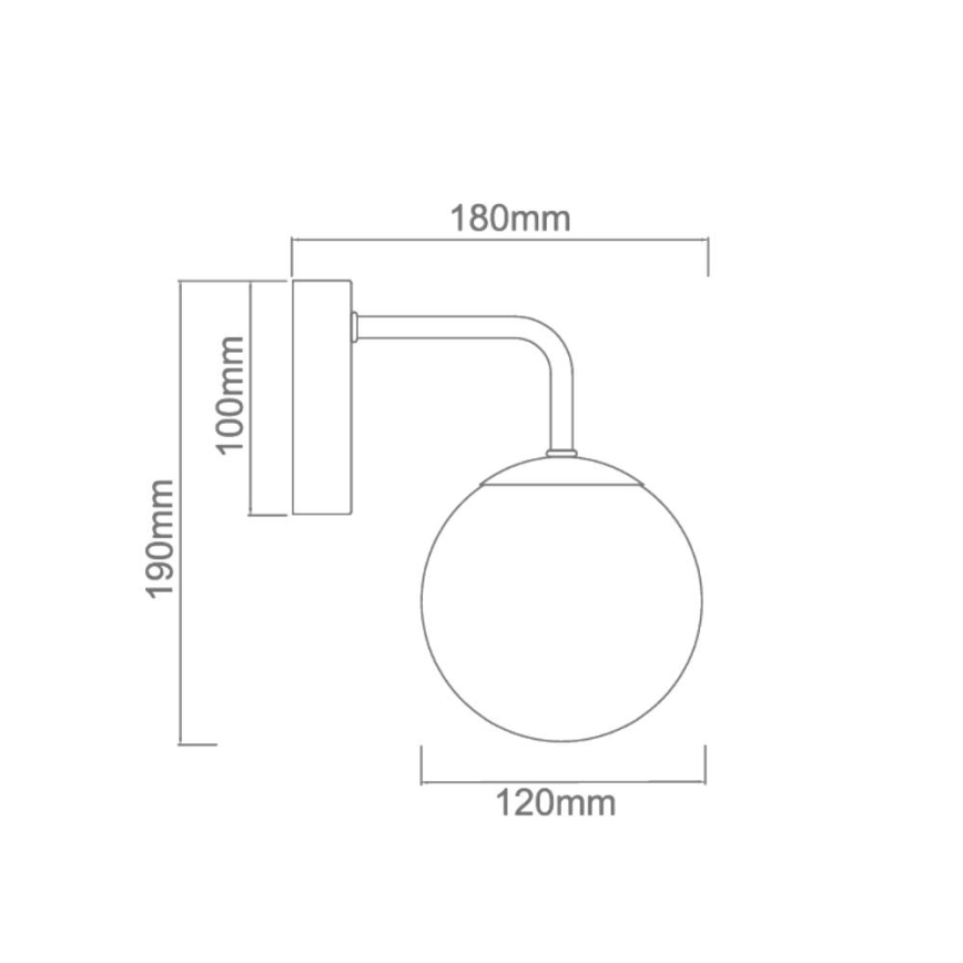 Open Design OR81381 - Badezimmer-Wandleuchte BAO 1xG9/8W/230V IP44 glänzender Chrom