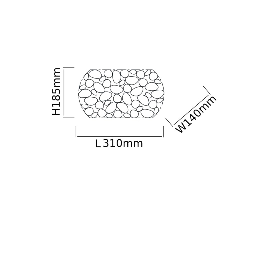 Open Design OR81473 - Applique murale CARERA 1xG9/7W/230V chrome brillant