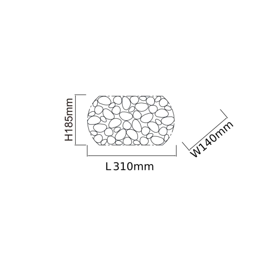 Open Design OR81480 - Applique CARERA 1xG9/7W/230V oro rosa